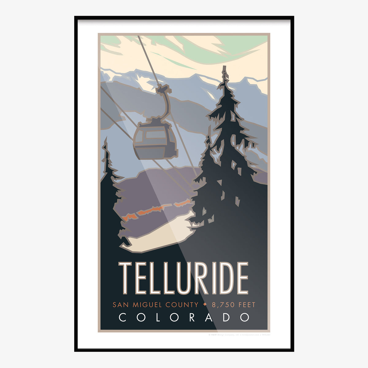 Telluride Colorado Travel Poster