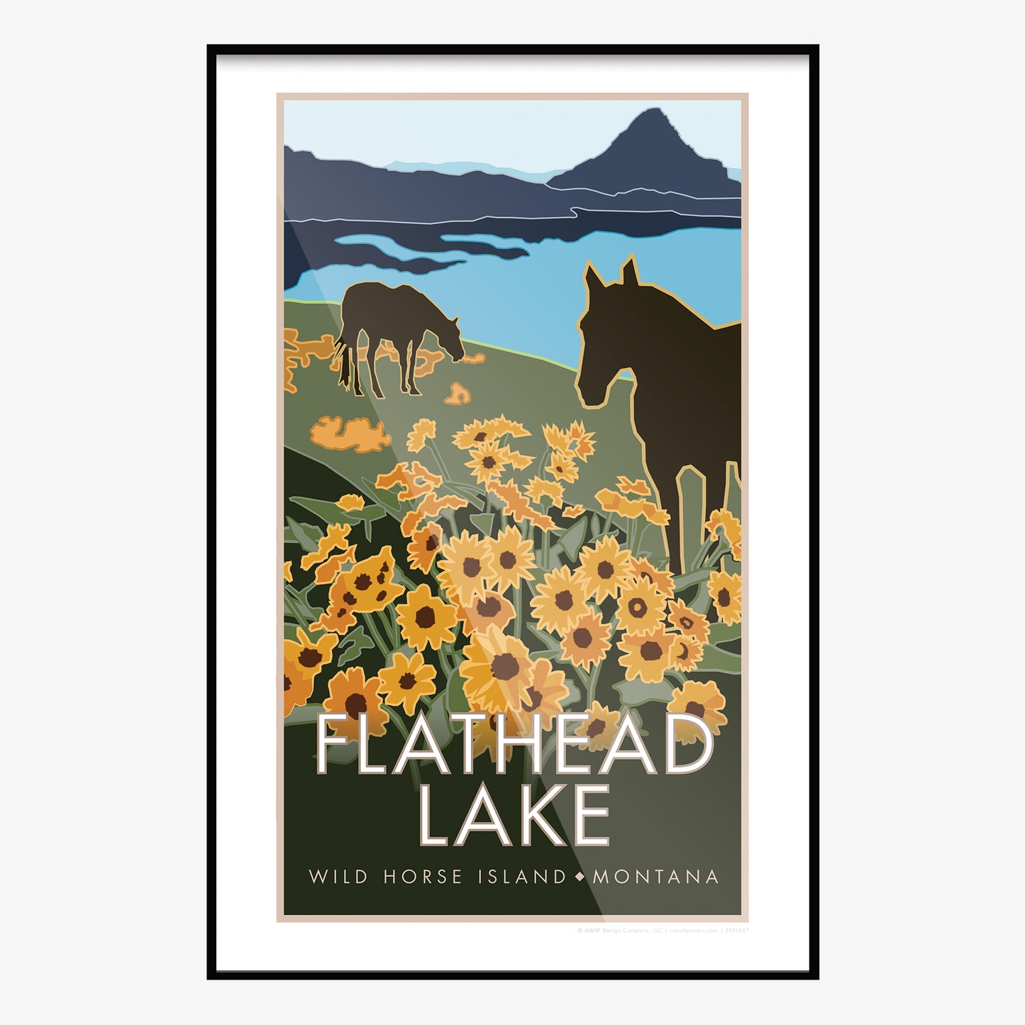 Flathead Lake - Poster
