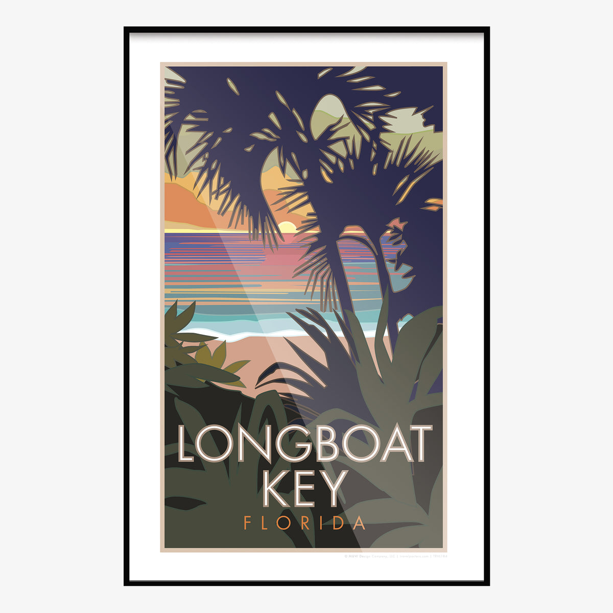 Longboat Key Florida Travel Poster