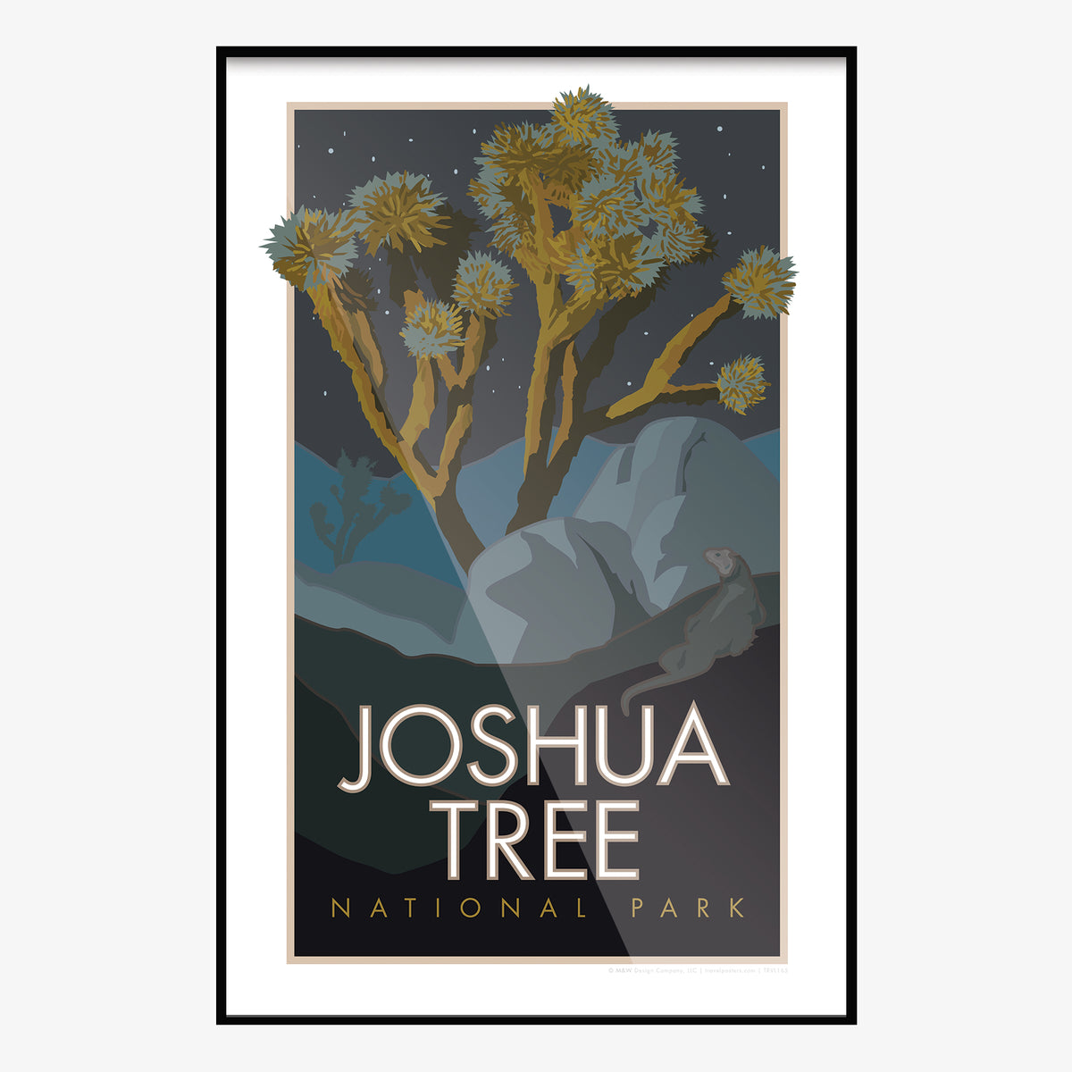 Joshua Tree National Park California Travel Poster