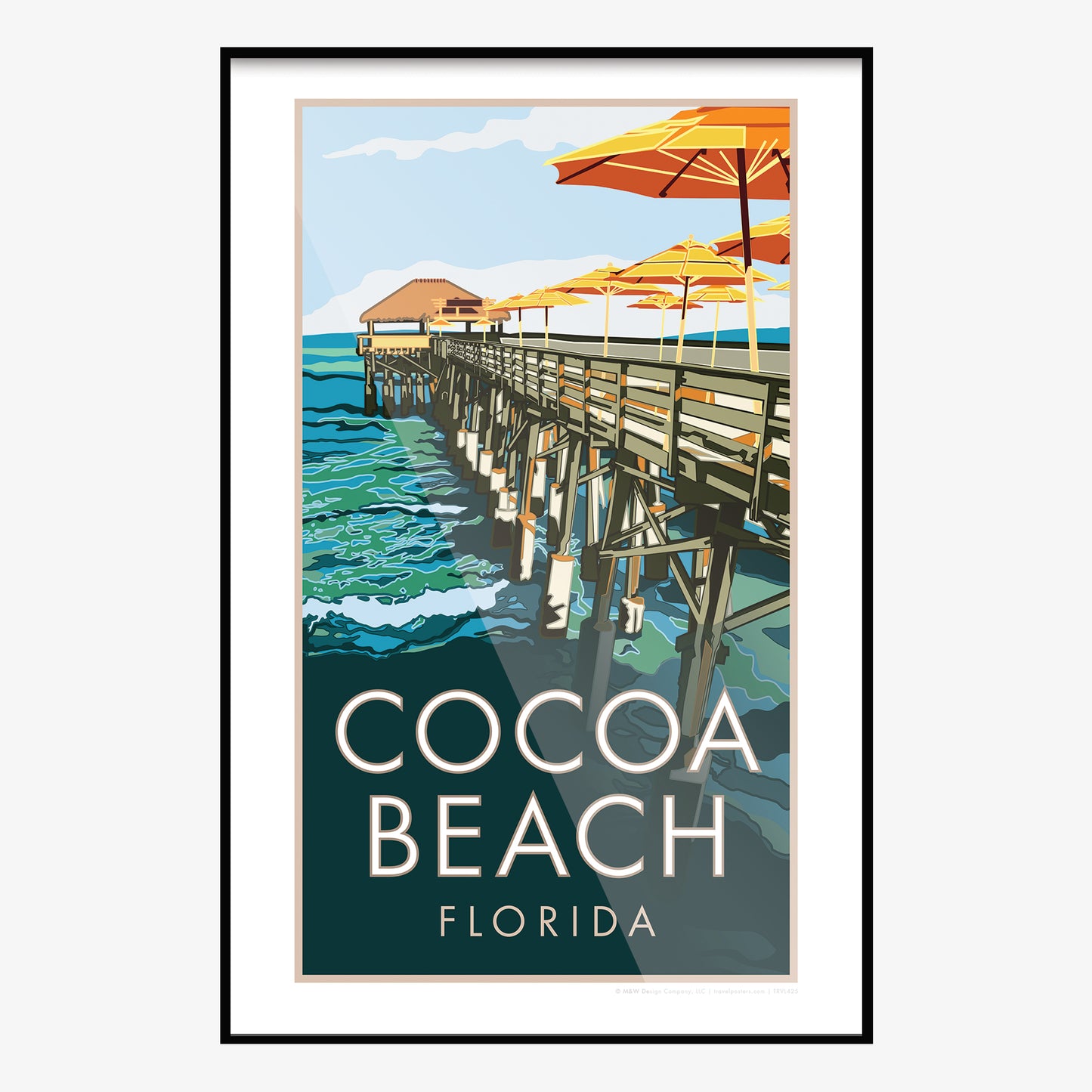 Cocoa Beach Pier - Cocoa Beach - Poster