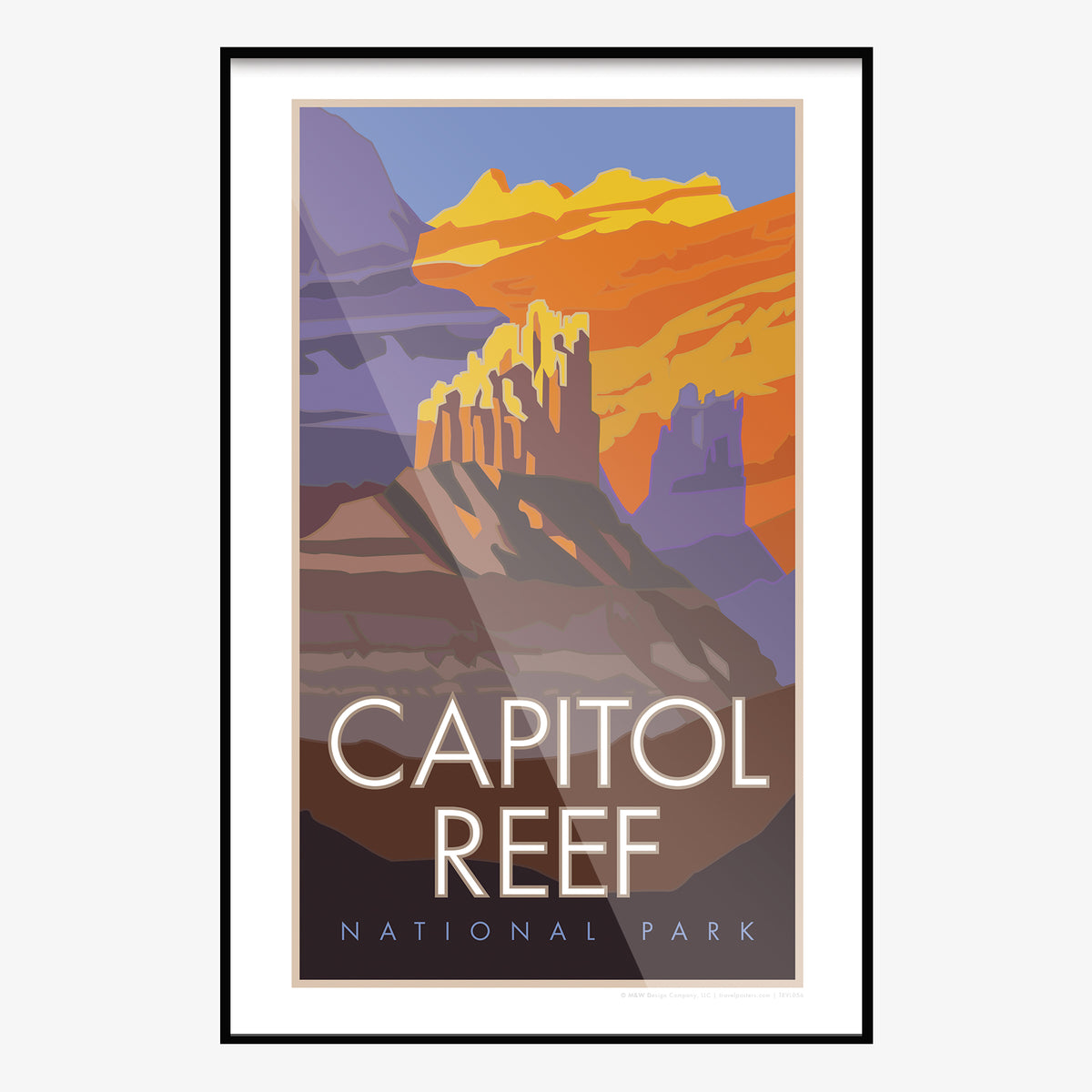 Capitol Reef National Park Utah Travel Poster