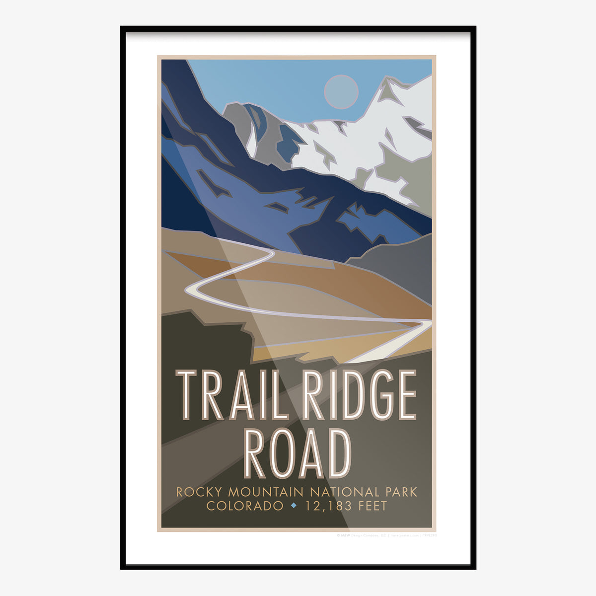 Trail Ridge Road 1 Rocky Mountain National Park Colorado Travel Poster
