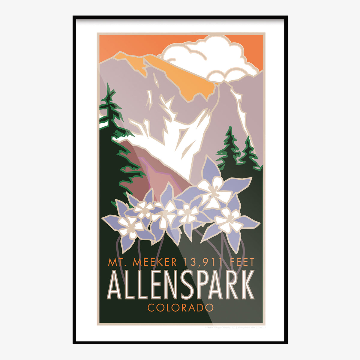 Allenspark Colorado Travel Poster