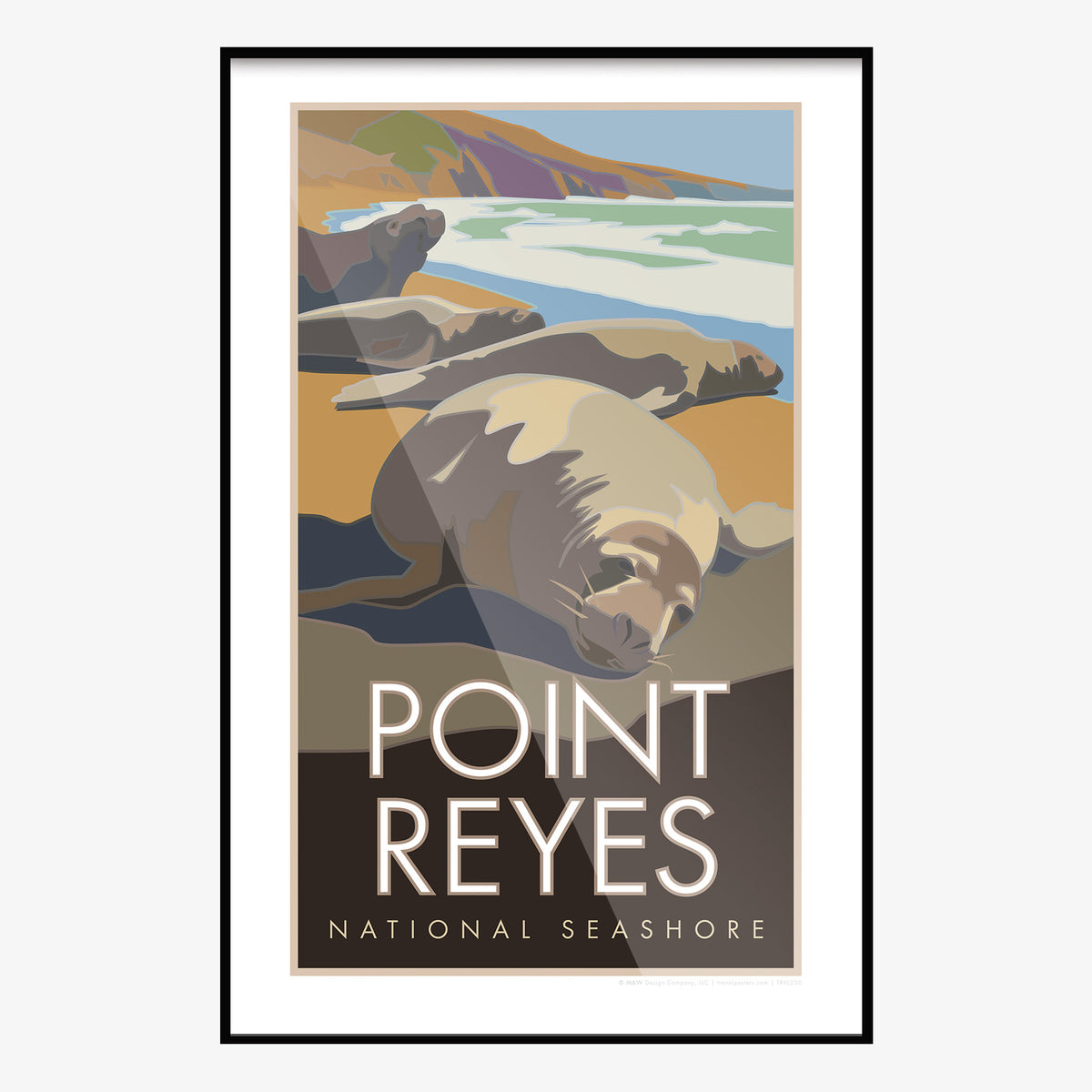 Point Reyes National Seashore Travel Poster