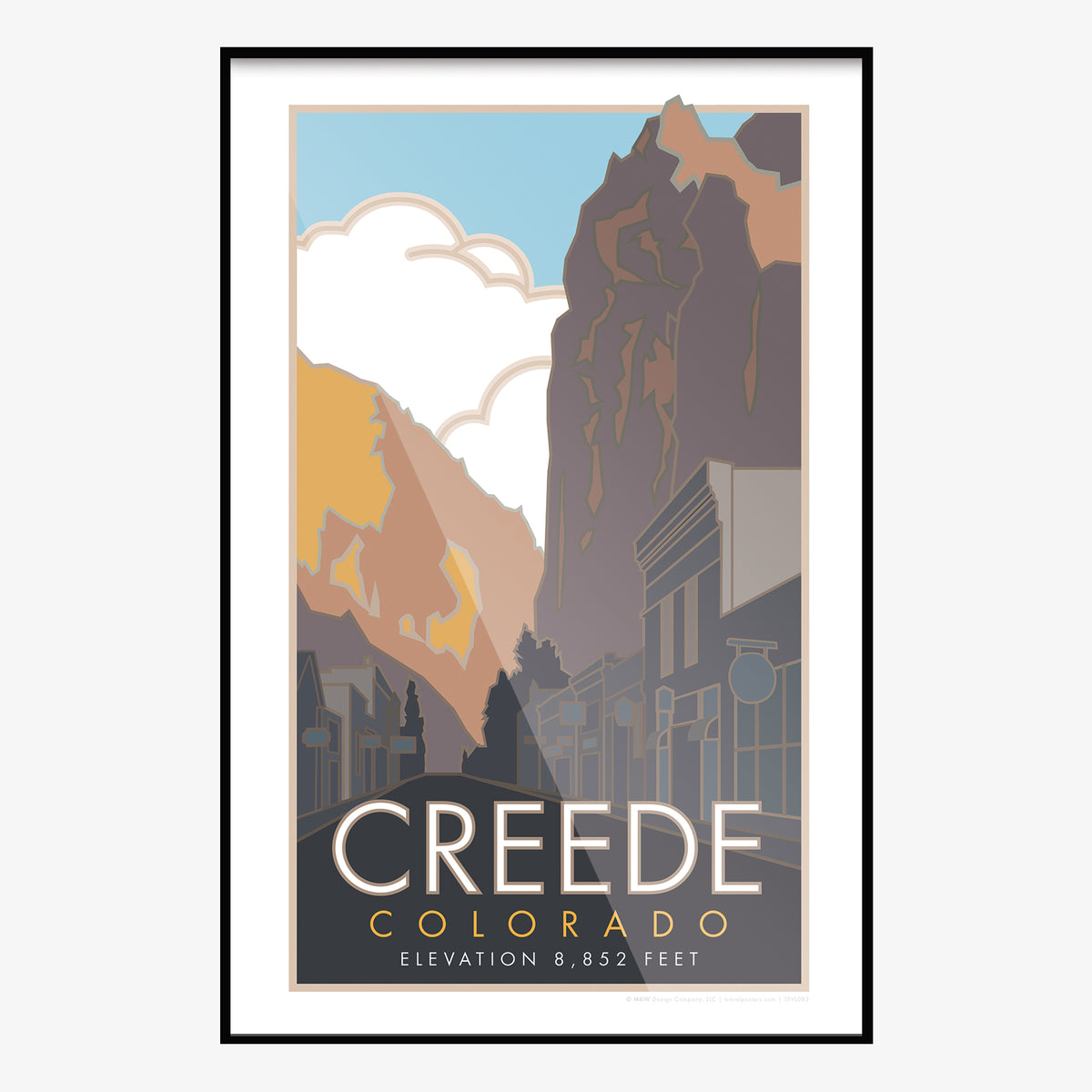 Creede Colorado Travel Poster