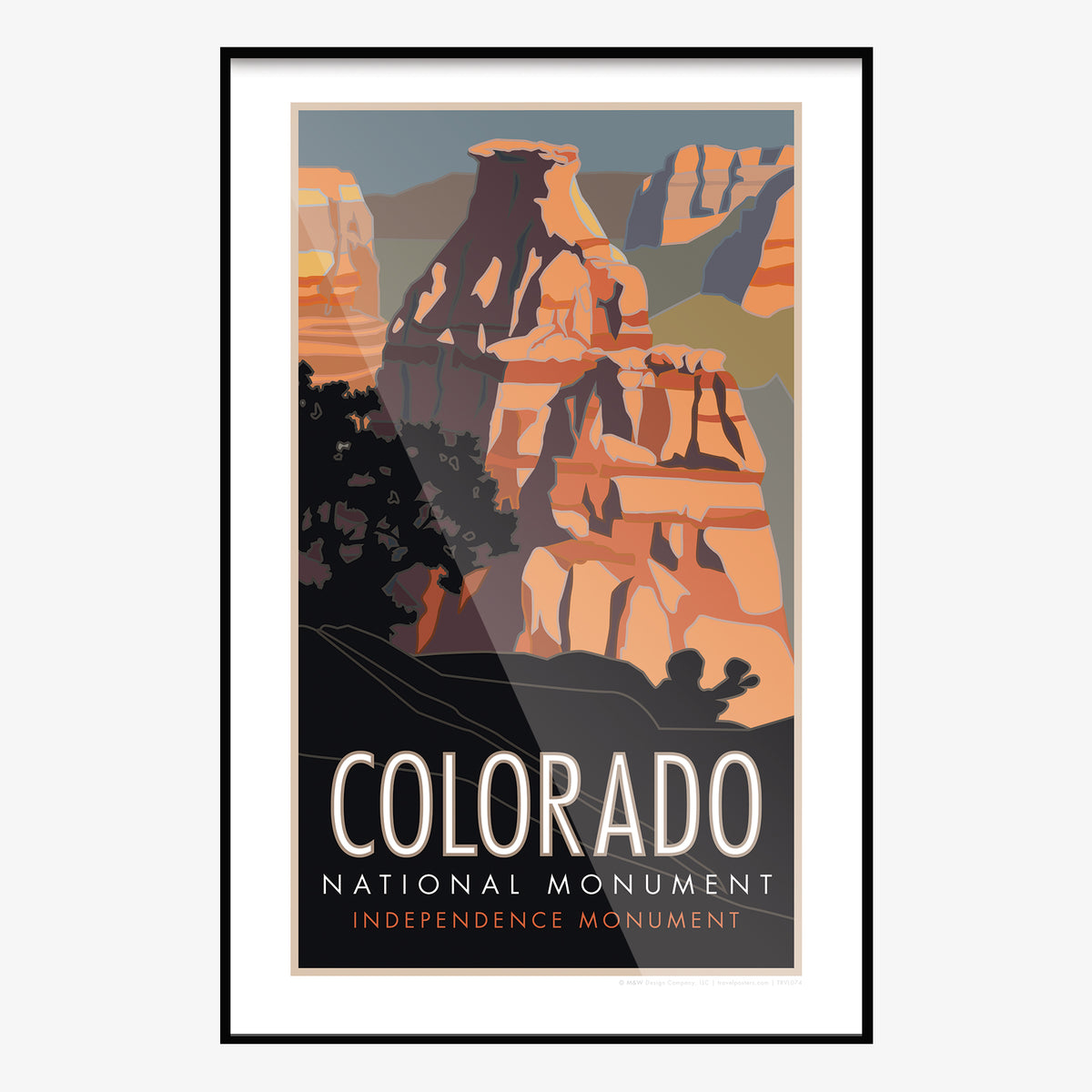 Colorado National Monument #2 Independence Monument Travel Poster