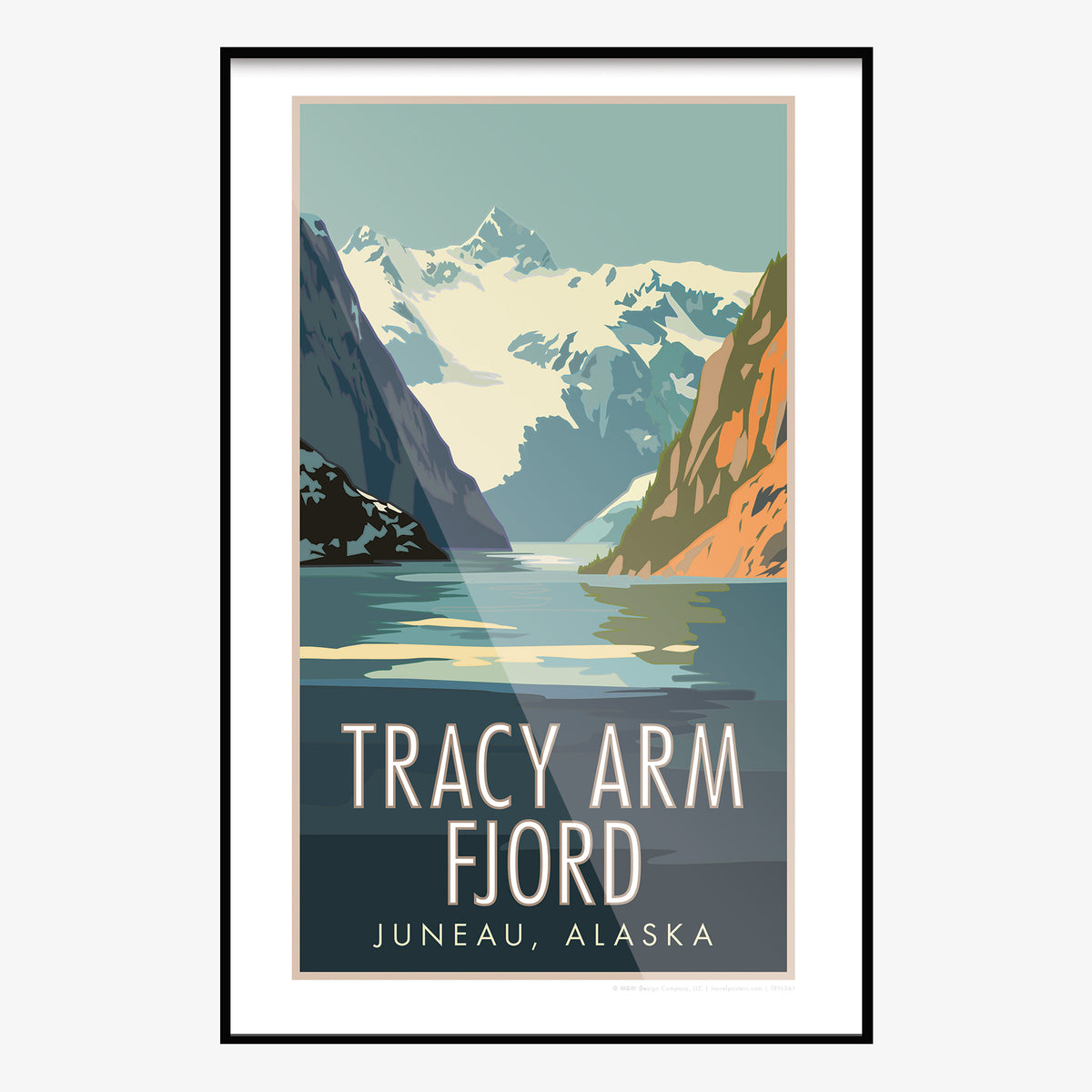Tracy Arm Fjord Travel Poster