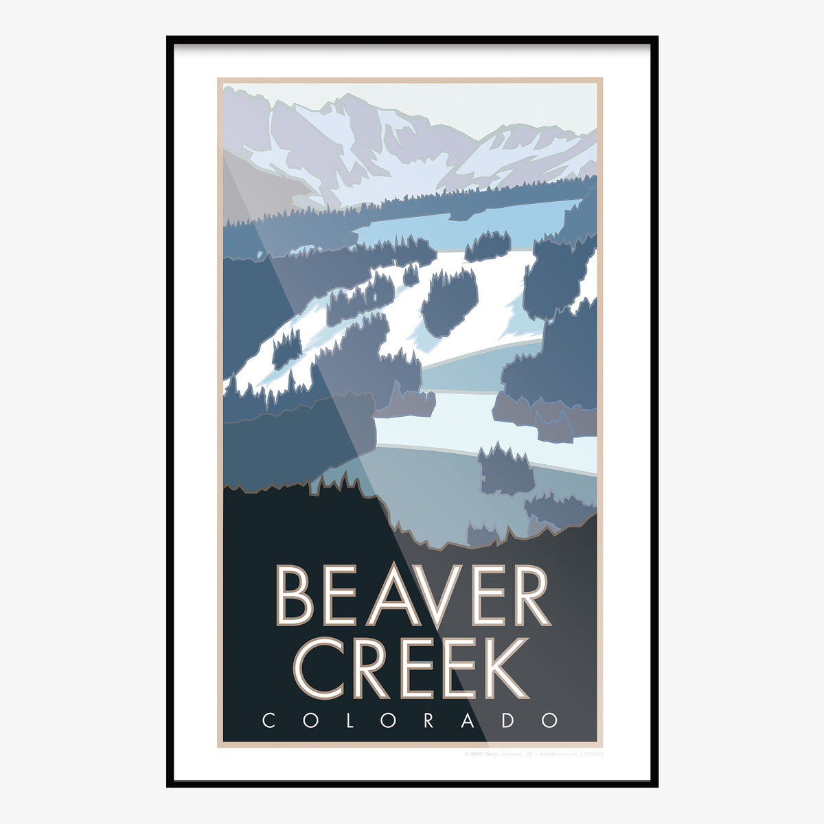 Beaver Creek Colorado Travel Poster