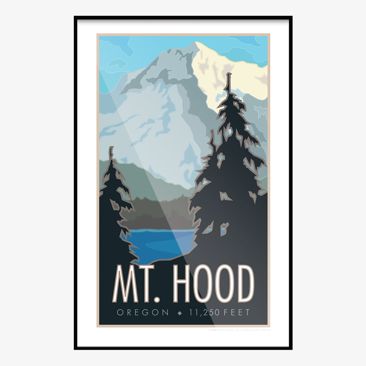 Mt. Hood Oregon Travel Poster