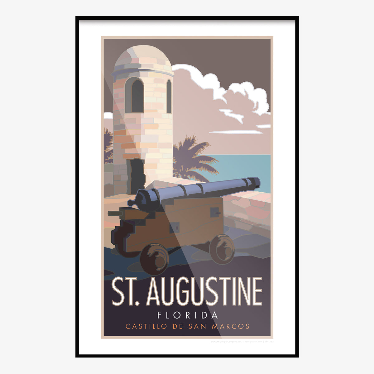 Castillo De San Marcos Florida Travel Poster
