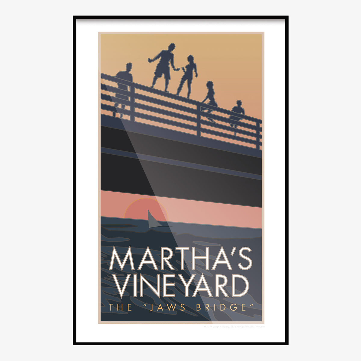 Martha's Vineyard Massachusetts Travel Poster