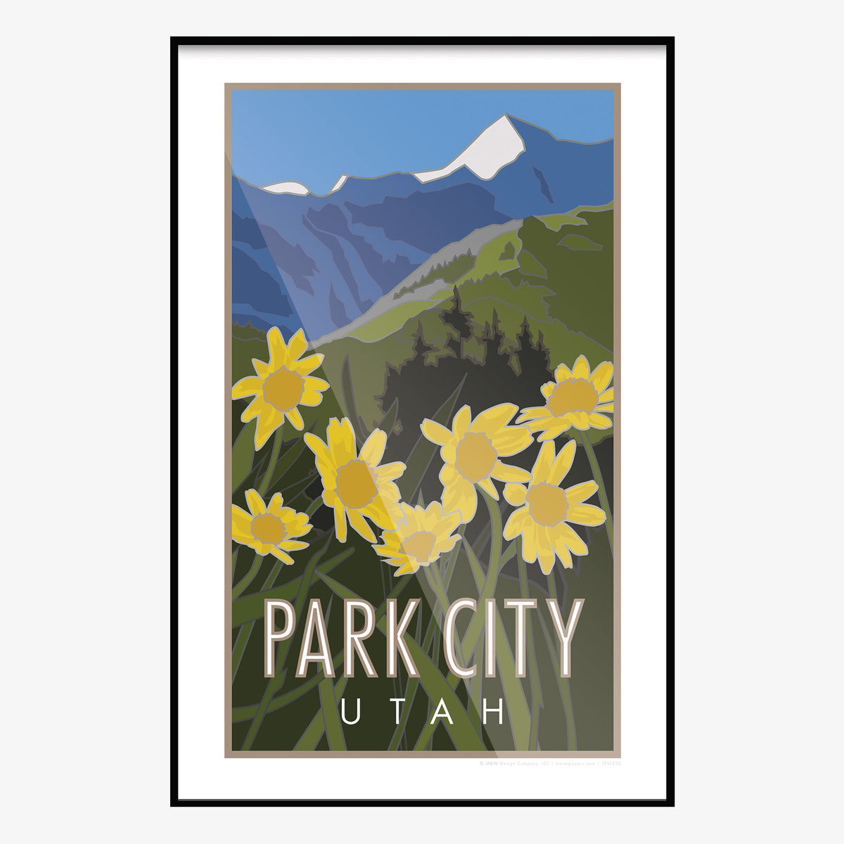 Park City Summer Utah Travel Poster