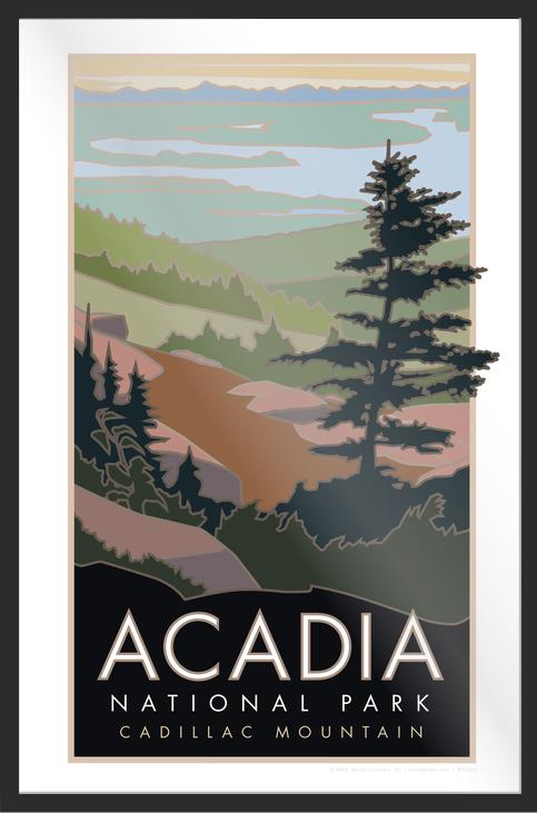 Acadia National Park, Cadillac Mountain, Maine - Poster