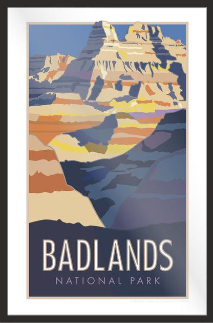 Badlands National Park - Poster