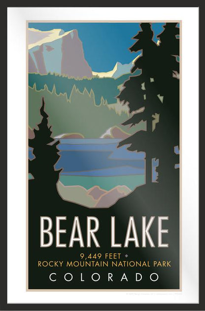 Bear Lake #1, Rocky Mountain National Park, Colorado - Poster