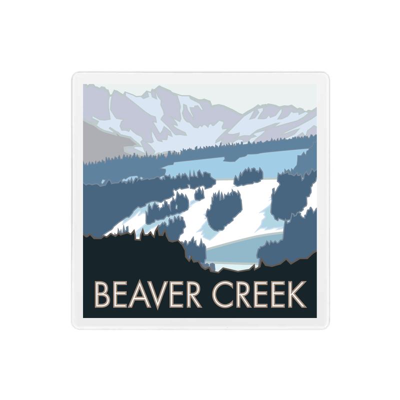 Beaver Creek, Colorado - 4" x 4" Sandstone Coaster
