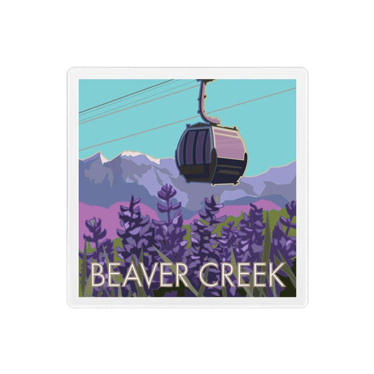 Beaver Creek Summer, Colorado - 4" x 4" Sandstone Coaster