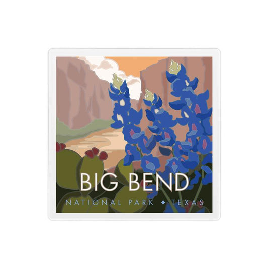 Big Bend National Park - Texas - 4" x 4" Sandstone Coaster