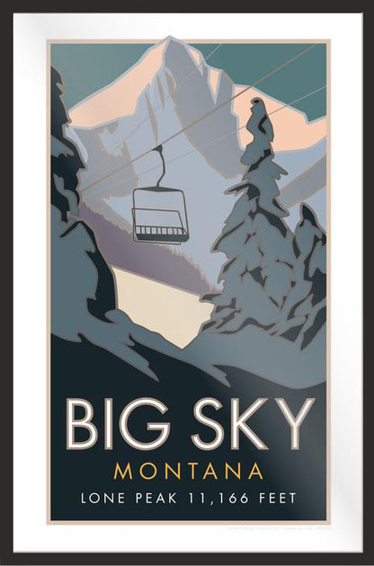 Big Sky, Montana - Poster