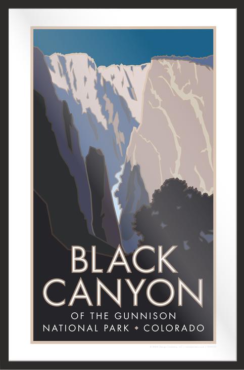 Black Canyon of the Gunnison National Monument, Colorado - Poster