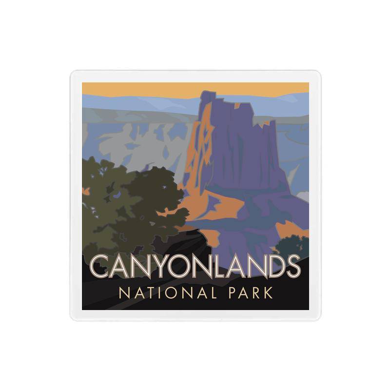 Canyonlands National Park, Utah - Candlestick Tower - 4" x 4" Sandstone Coaster