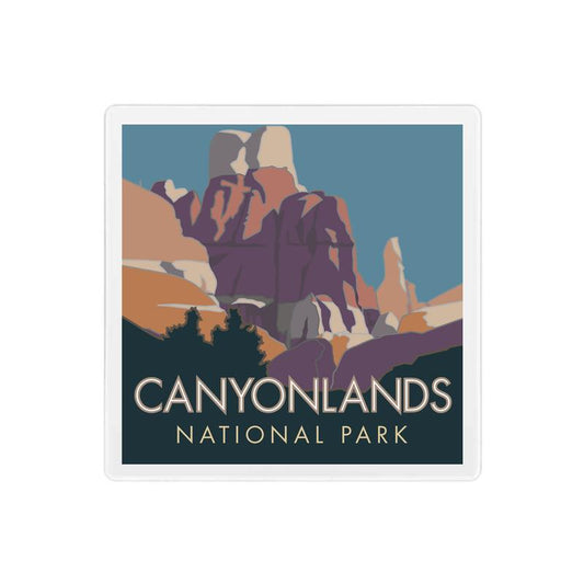 Canyonlands National Park, Utah - The Needles - 4" x 4" Sandstone Coaster