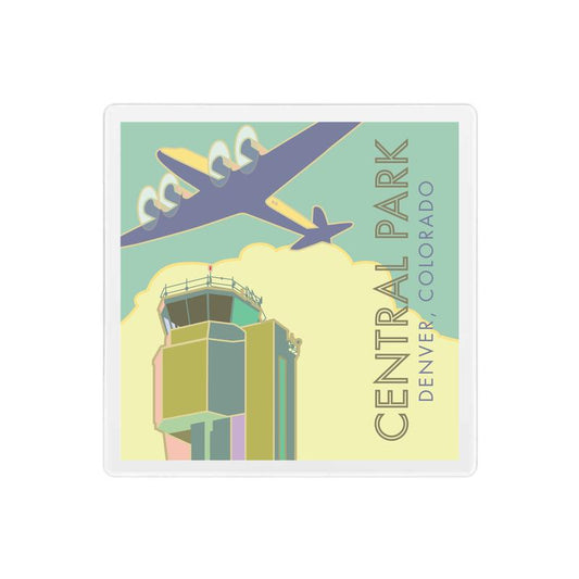 Central Park - Denver, Colorado - 4" x 4" Sandstone Coaster