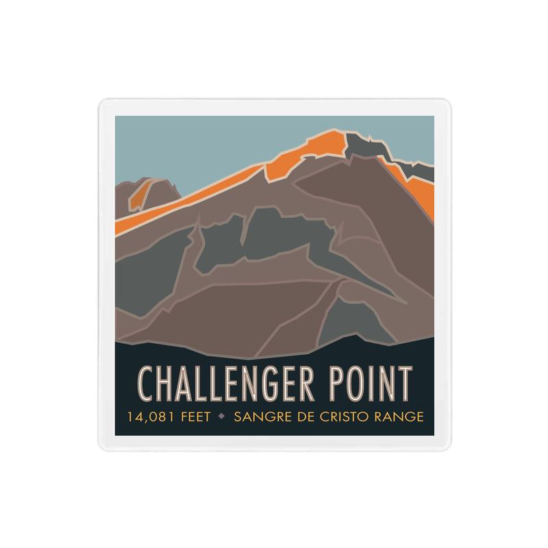 Challenger Point, Colorado - 4" x 4" Sandstone Coaster