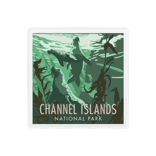 Channel Islands National Park, California - 4" x 4" Sandstone Coaster