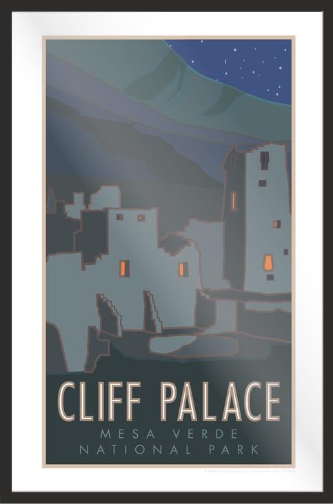 Cliff Palace, Mesa Verde National Park, Colorado - Poster