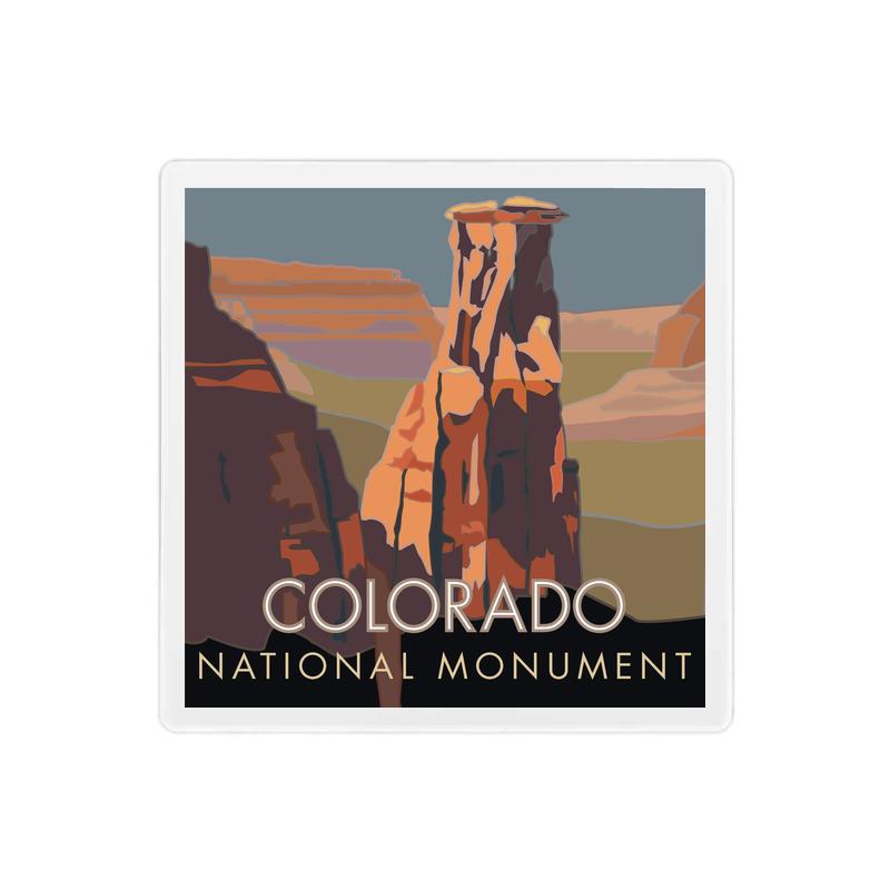 Colorado National Monument, Colorado - 4" x 4" Sandstone Coaster