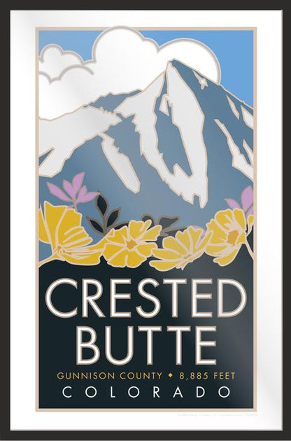 Crested Butte (Flowers), Colorado - Poster