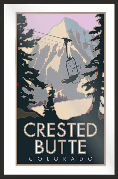 Crested Butte (Winter), Colorado - Poster
