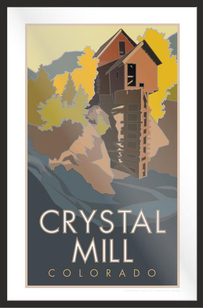 Crystal Mill, Colorado - Poster