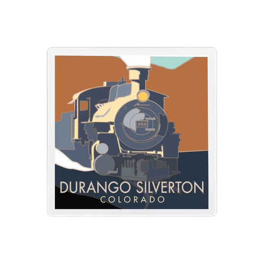 Durango (Train), Colorado - 4" x 4" Sandstone Coaster
