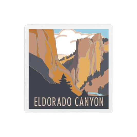 Eldorado Canyon, Colorado - 4" x 4" Sandstone Coaster