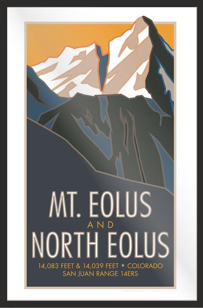 Mt. Eolus, Colorado - Colorado 14er - Poster