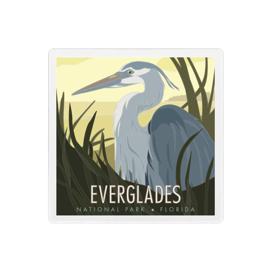 Everglades National Park, Heron View - 4" x 4" Sandstone Coaster