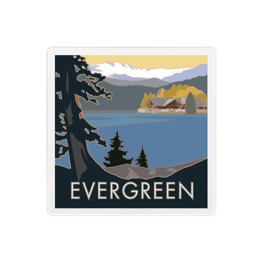 Evergreen, Colorado - 4" x 4" Sandstone Coaster