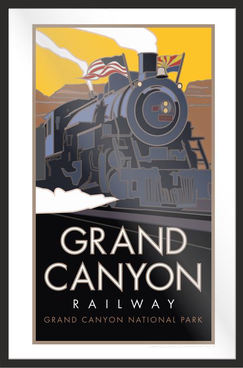Grand Canyon Railway, Arizona - Poster