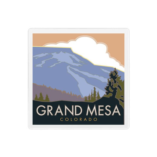 Grand Mesa, Colorado - 4" x 4" Sandstone Coaster