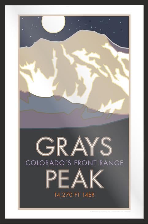 Grays Peak, Colorado - Colorado 14er - Poster