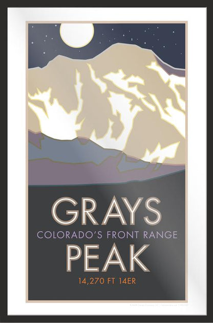 Grays Peak, Colorado - Colorado 14er - Poster