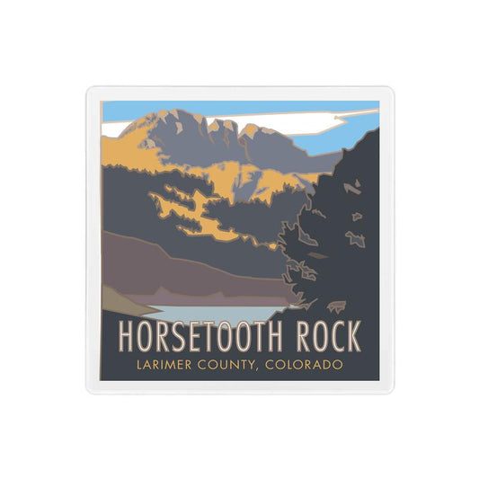 Horsetooth Rock, Colorado - 4" x 4" Sandstone Coaster