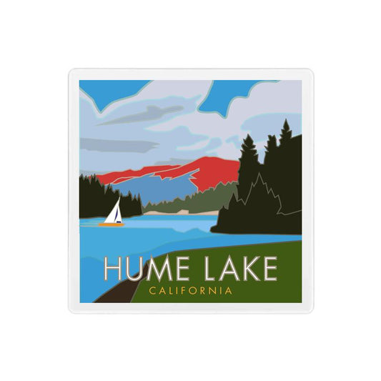 Hume Lake, California - 4" x 4" Sandstone Coaster