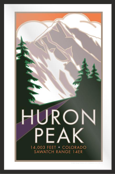 Huron Peak, Colorado - Colorado 14er - Poster