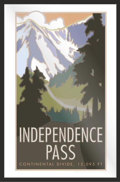 Independence Pass, Colorado - Poster