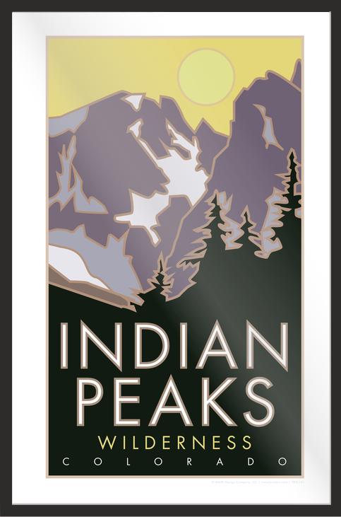 Indian Peaks Wilderness, Colorado - Poster