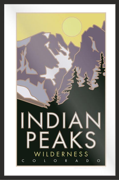 Indian Peaks Wilderness, Colorado - Poster